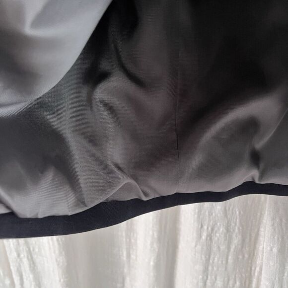 J. Ferrar Black 100% Silk 3 Button Satin Lined Blazer Sport Coat - Size 42R - Picture 6 of 11